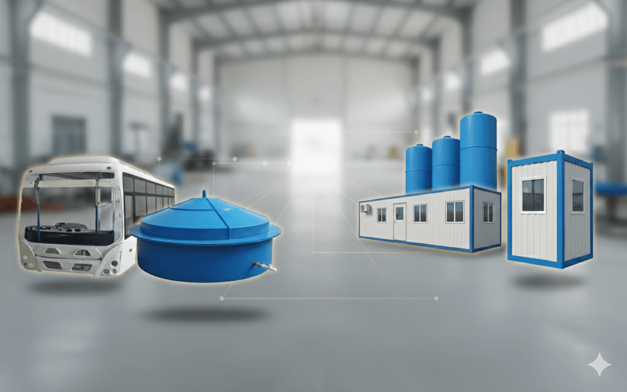 A hero image for the AURCENA composites homepage.